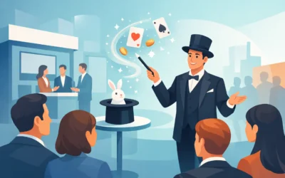 Why a Trade Show Magician Works