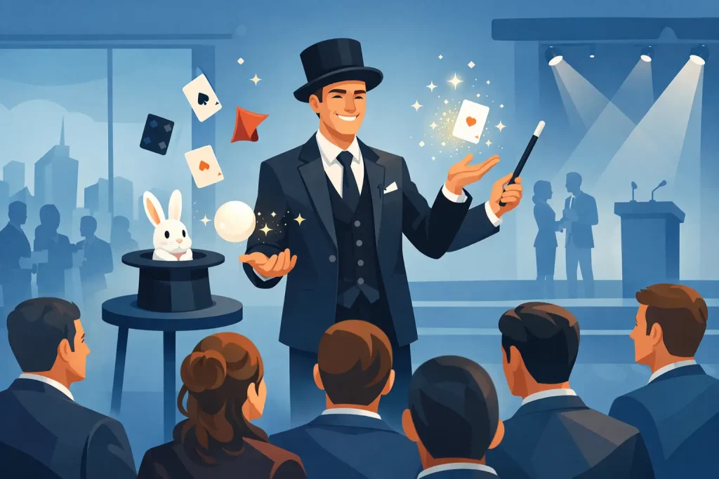 Conference Convention Magician Mike Seege