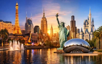 Las Vegas, Nashville, NYC, Chicago, Orlando