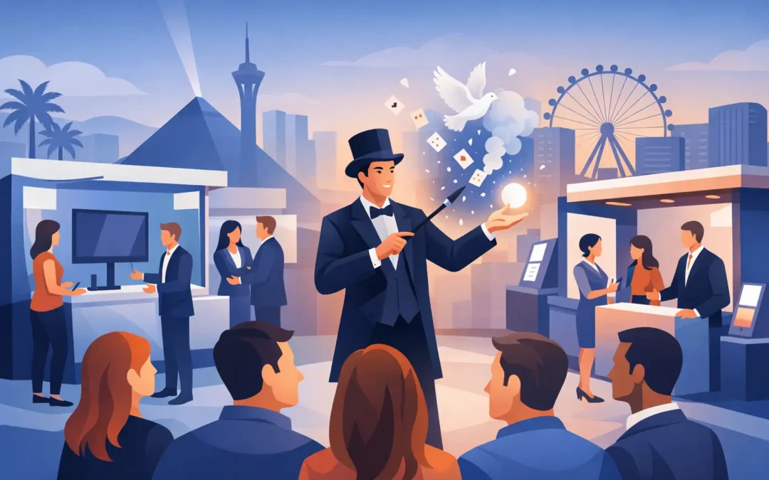 Las Vegas Trade Show Magician for Bigger Booths