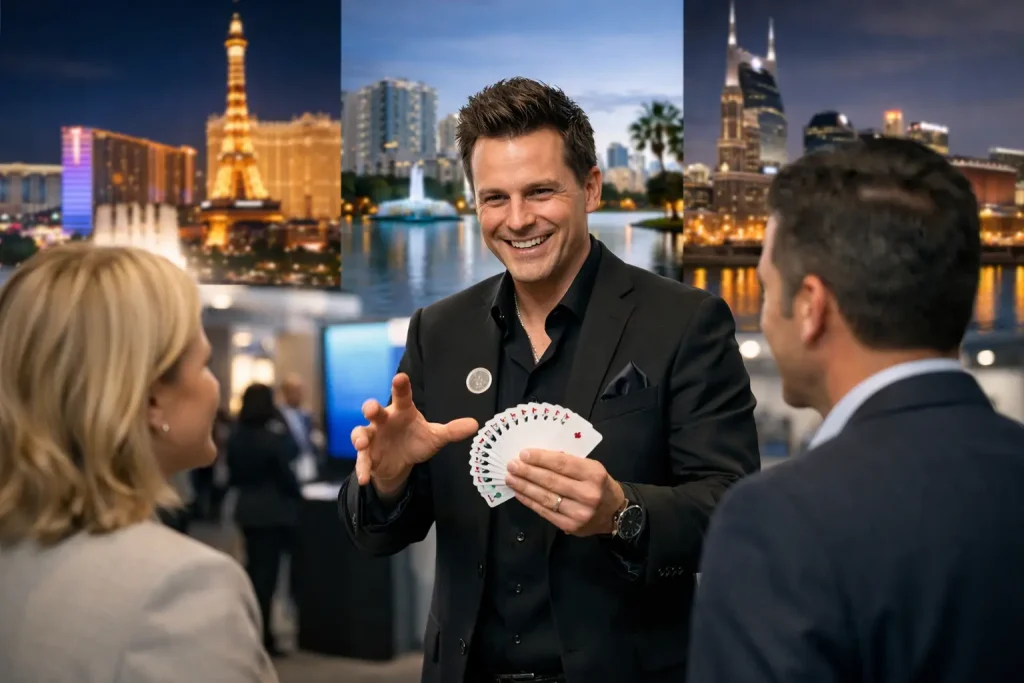 Trade Show Magician: Las Vegas, Orlando, Nashville