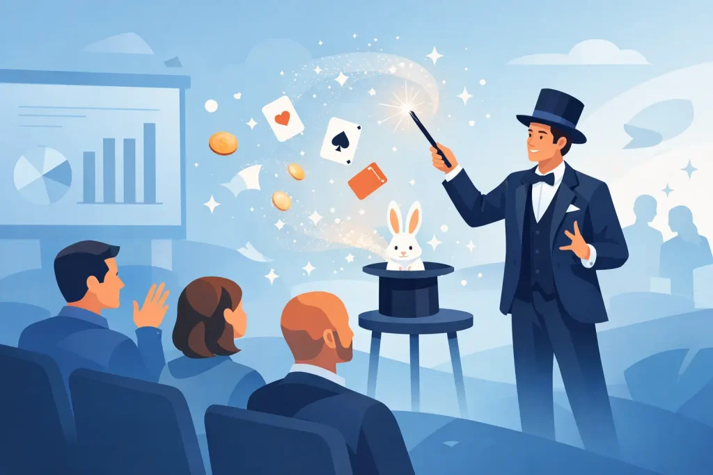 How a Conference Magic Magician Drives Engagement
