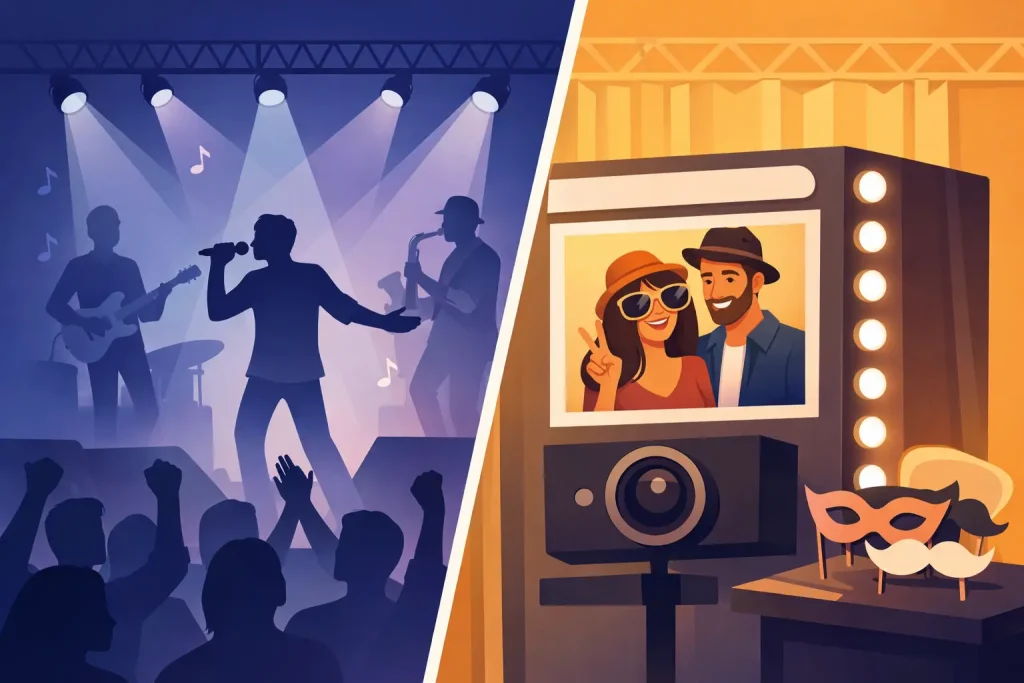 Live Entertainment Versus Photo Booth: Which Works?