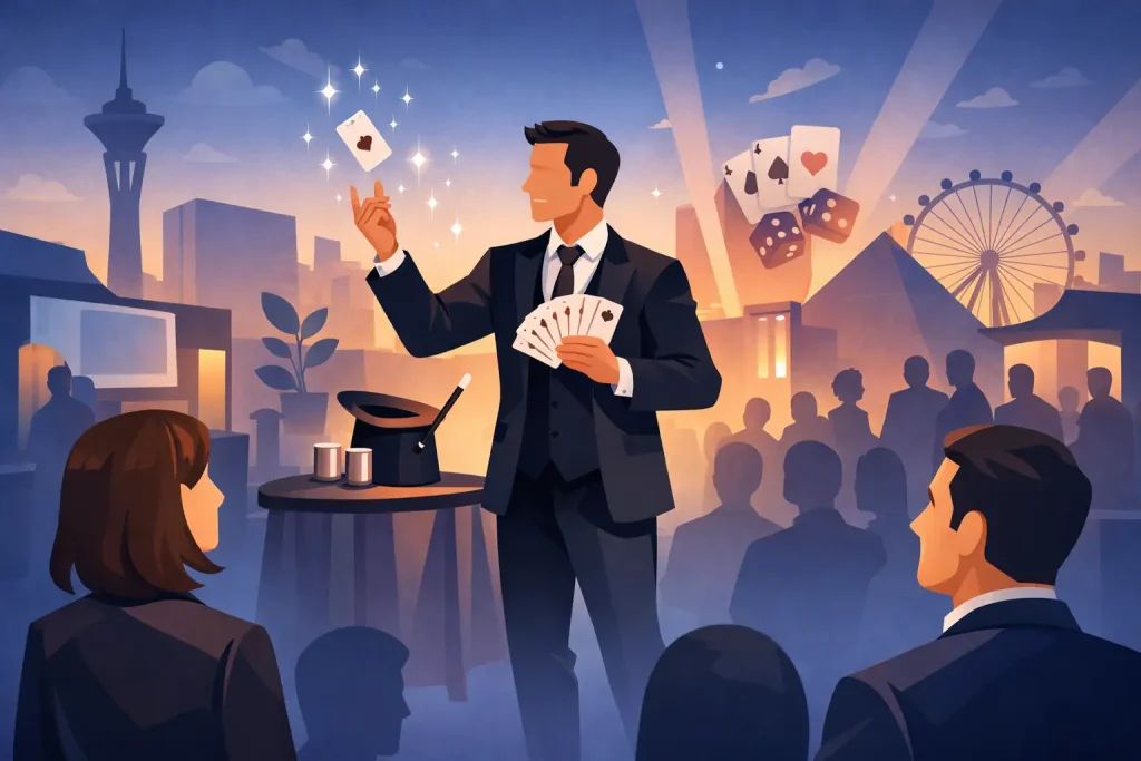 Vegas Trade Show Magic Mike Seege Delivers