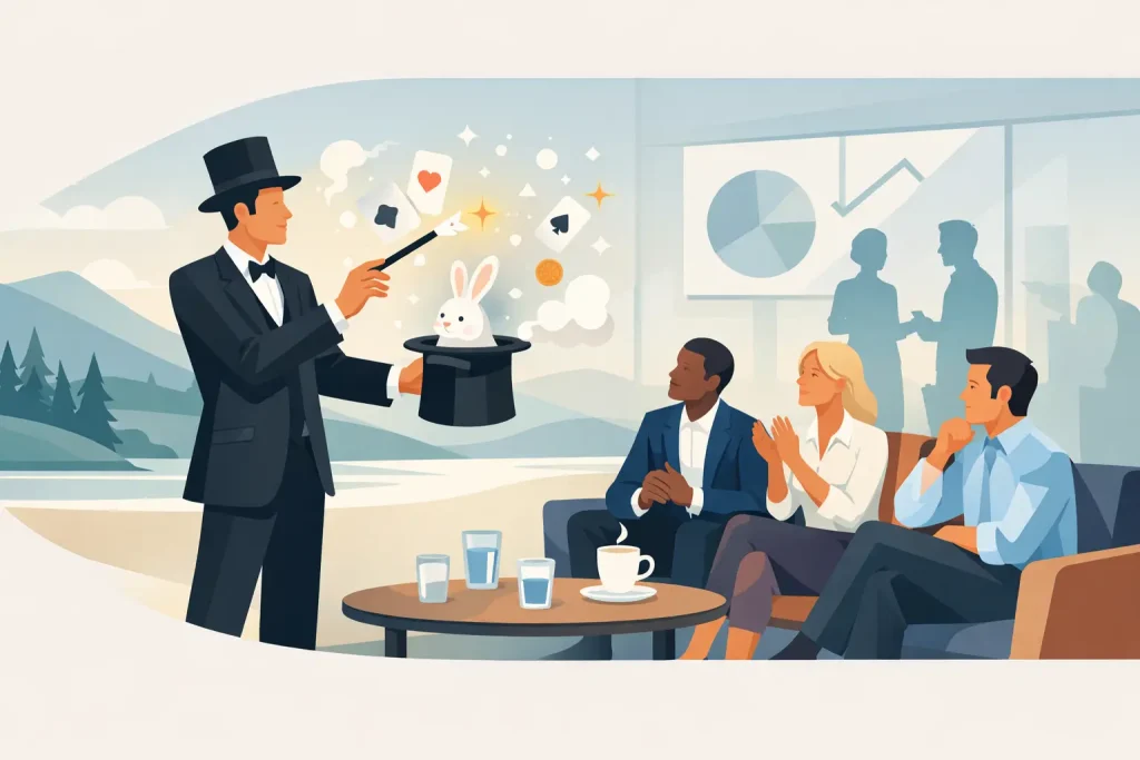 Why Hire a Magician for an Executive Retreat